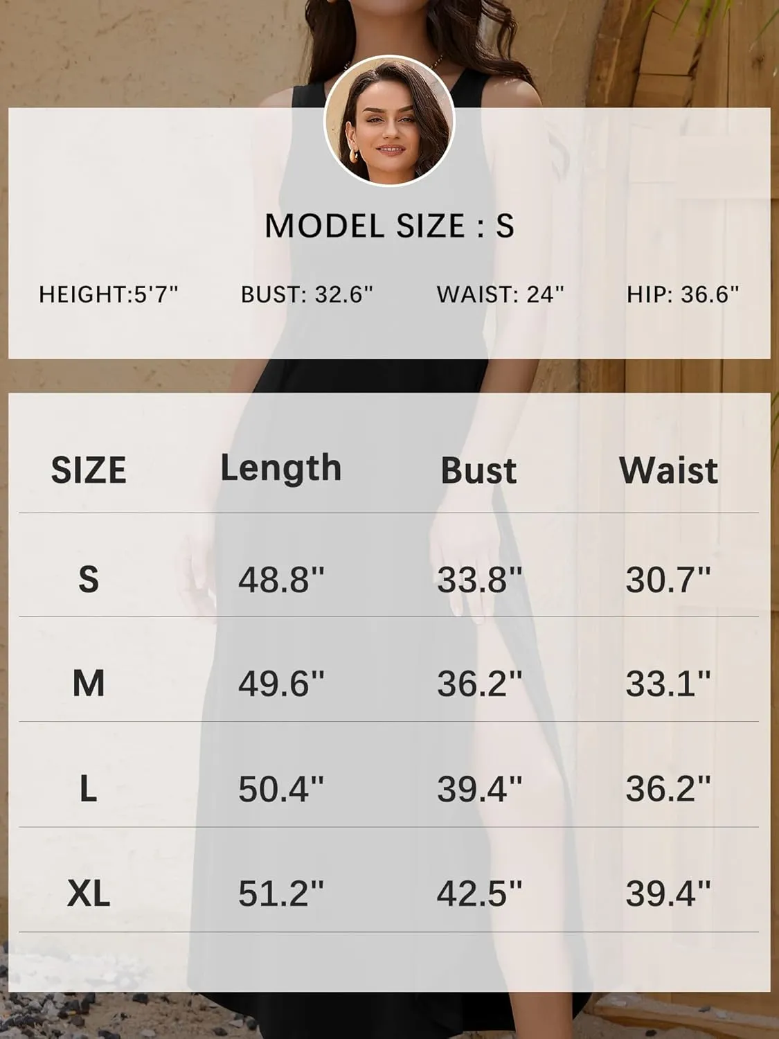 ZAFUL U Neck Backless Split Flowy Maxi Casual Tank Dress