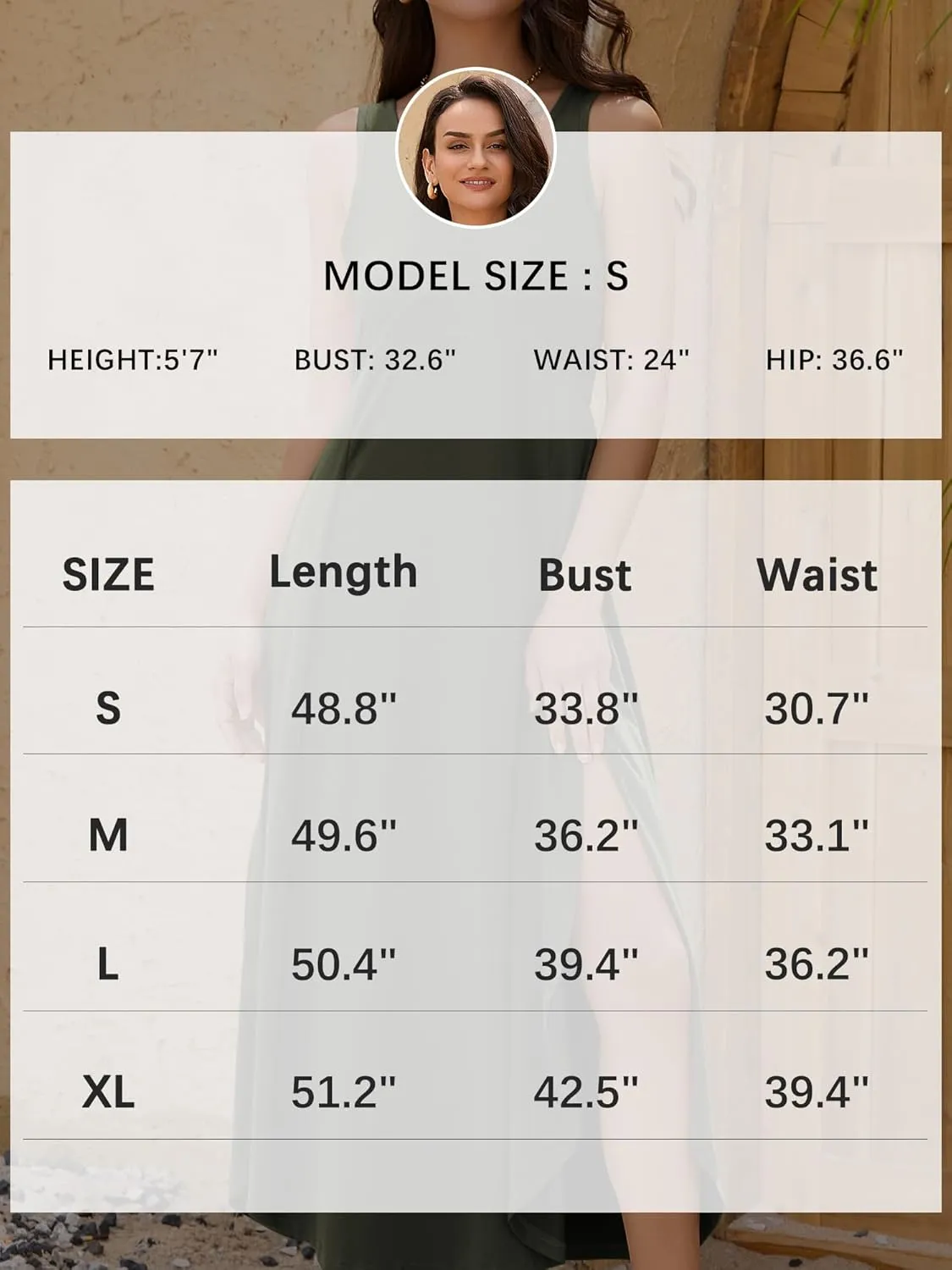ZAFUL U Neck Backless Split Flowy Maxi Casual Tank Dress