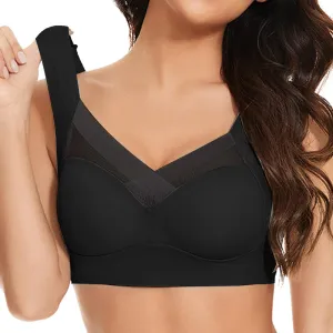 Zen Chic Bras for Women Seamless Wireless Lysine Charm Anti Sagging Bras Push Up Thin Posture Correcting Gathering Bralettes